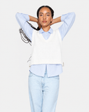 GILET SCOLLO V / LANA