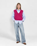 GILET SCOLLO V / LANA