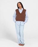 GILET SCOLLO V / LANA
