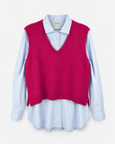 GILET SCOLLO V / LANA