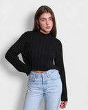 MAGLIONE CROP / COTONE